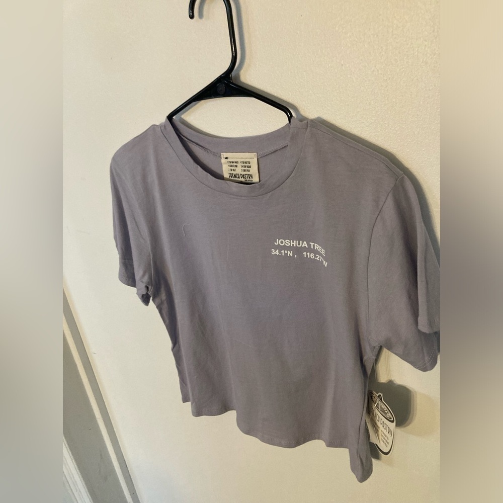 French Pastry crop tops 3 for $25 in size Small. NWT